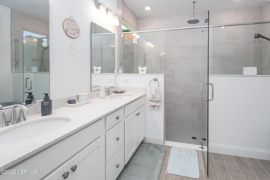 Furnished interior view inside a new home in Stillwater | Active Adult 55+: Stillwater (50s) - Royal Collection, St. Johns (Image 27). Furnished interior view inside a new home in Stillwater | Active Adult 55+: Stillwater (50s) - Royal Collection, St. Johns (Image 27).