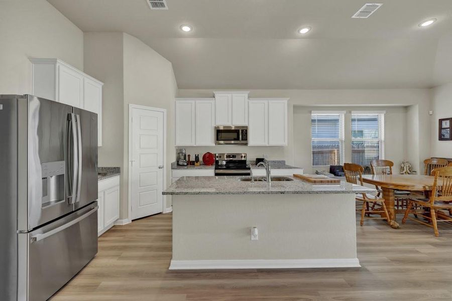 Furnished interior view inside a new home in Greenspoint Heights, Seguin (Image 8). Furnished interior view inside a new home in Greenspoint Heights, Seguin (Image 8).
