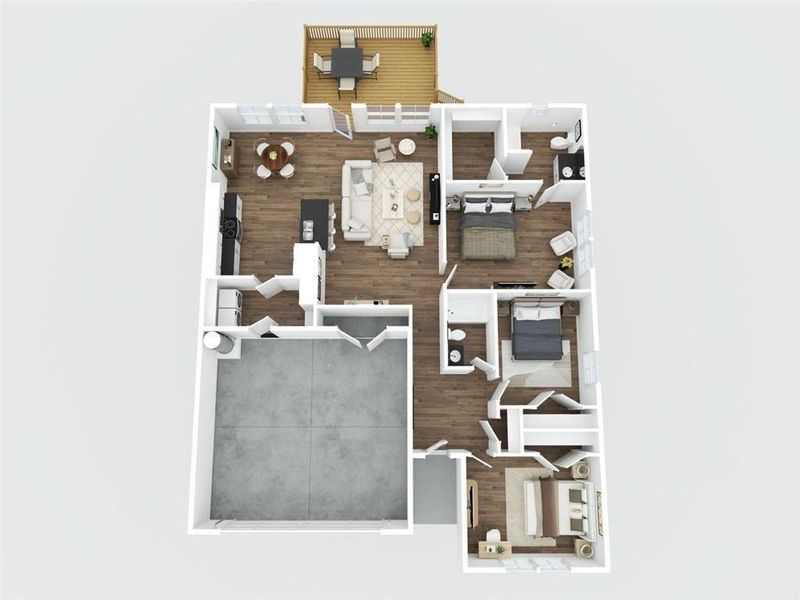 2D floor plan layout of this home in , Rome, GA (Image 5). 2D floor plan layout of this home in , Rome, GA (Image 5).