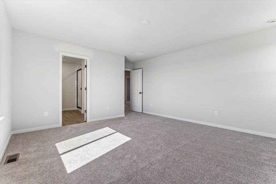 A room with white walls.