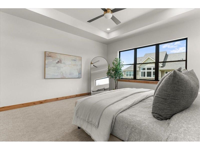 Furnished interior view inside a new home in Harvest Ridge, Berthoud (Image 10).