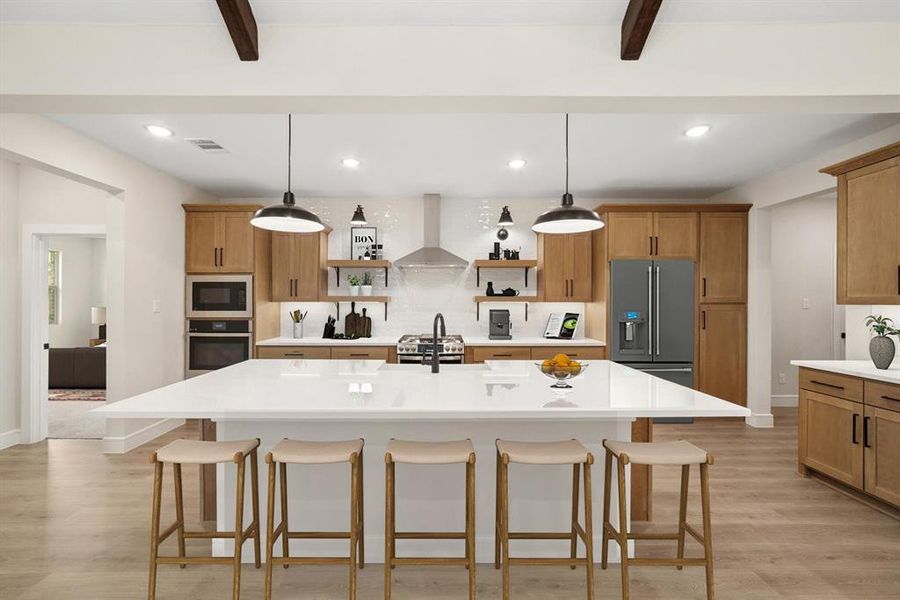 Furnished interior view inside a new home in Elevon, Lavon (Image 15). Furnished interior view inside a new home in Elevon, Lavon (Image 15).