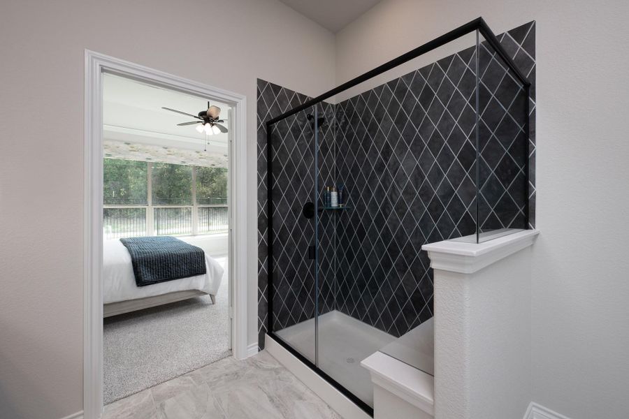 Representative furnished interior of a home built from the Concept 2464 by Risewell Homes in Waterford Park, Weatherford (Image 3).