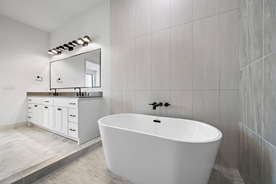 Furnished interior view inside a new home in Spring Valley Creek, Houston (Image 15).