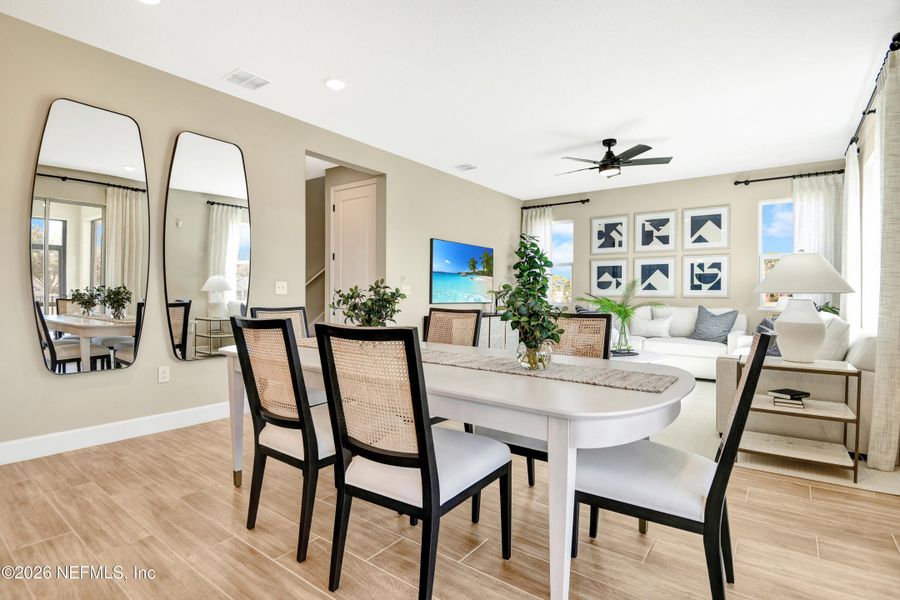 Furnished interior view inside a new home in , St. Augustine (Image 12).