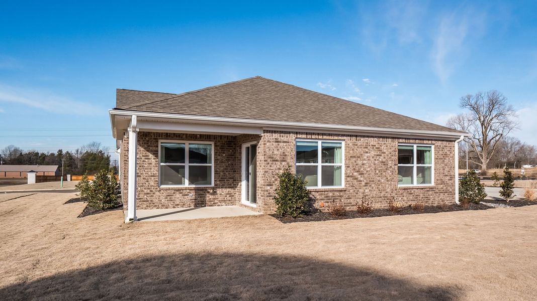 Representative exterior photo of a completed home built from the Aria by D.R. Horton in Huntington Estates, Millington, TN (Image 20).