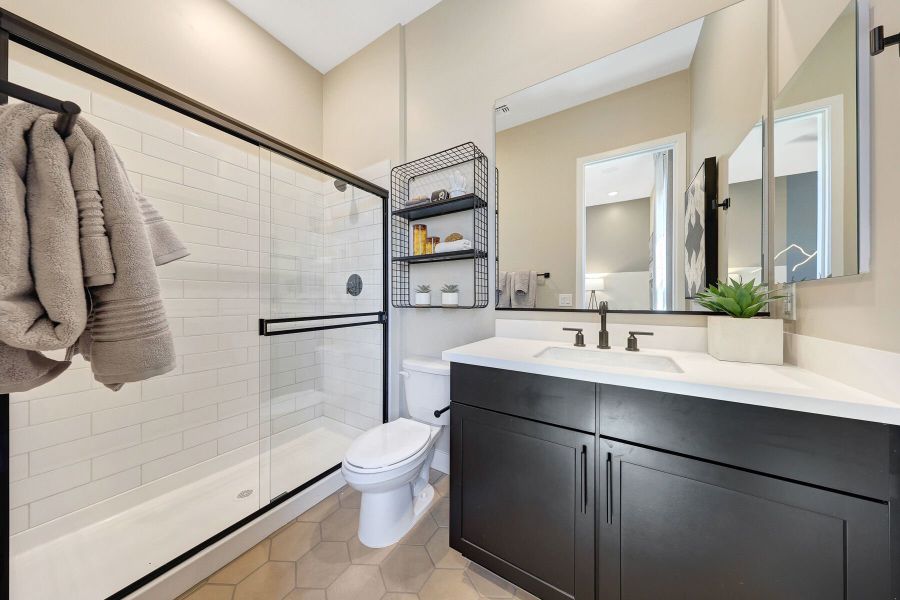 Representative furnished interior of a home built from the Mahogany by Mattamy Homes in Miravida, Surprise (Image 42).