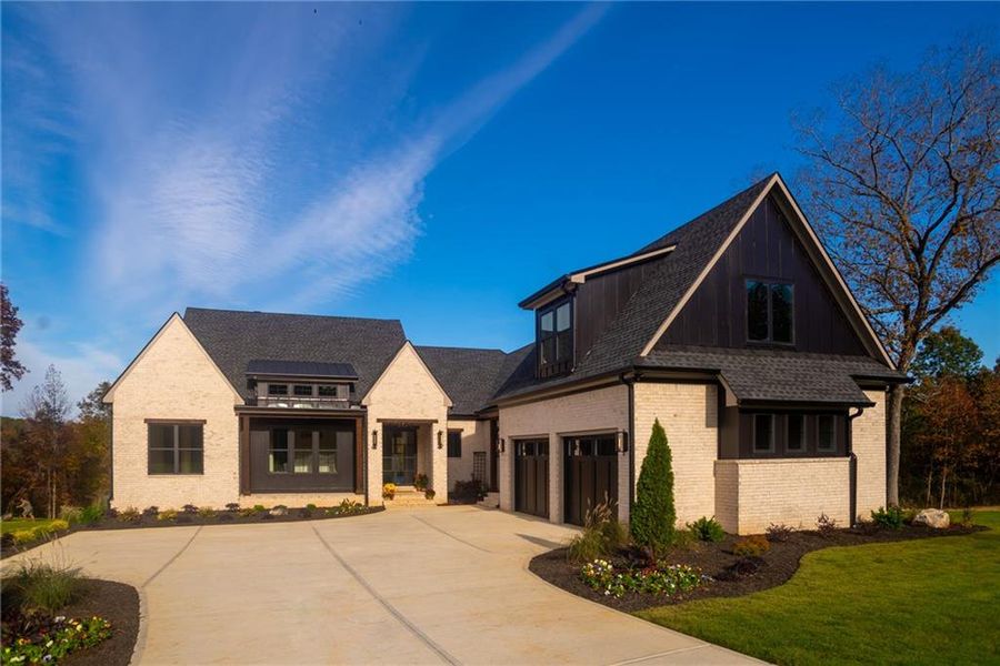 Front exterior of a new home in , Taylorsville, GA, highlighting curb appeal (Image 30). Front exterior of a new home in , Taylorsville, GA, highlighting curb appeal (Image 30).