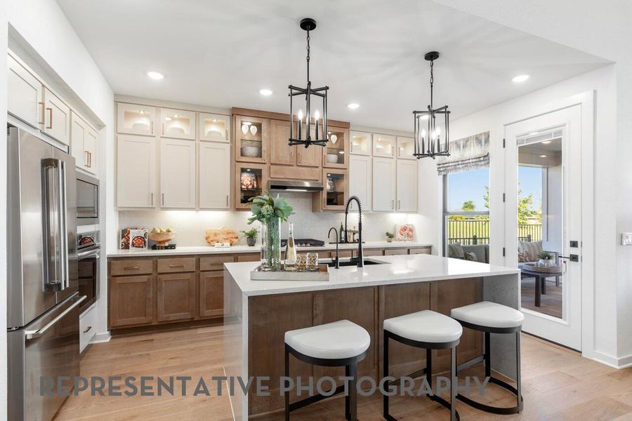 Furnished interior view inside a new home in Easton Park, Austin (Image 14).