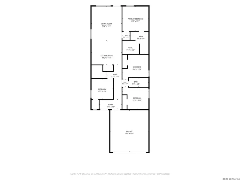 2D floor plan layout of this home in , San Antonio, TX (Image 5).