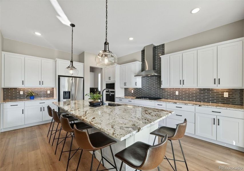 Furnished interior view inside a new home in Montaine, Castle Rock (Image 6).