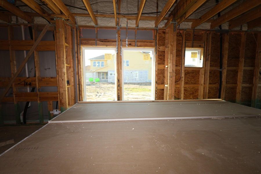 In-progress construction of a new home in Pomona - Grove Row Collection, Manvel, TX (Image 9). In-progress construction of a new home in Pomona - Grove Row Collection, Manvel, TX (Image 9).