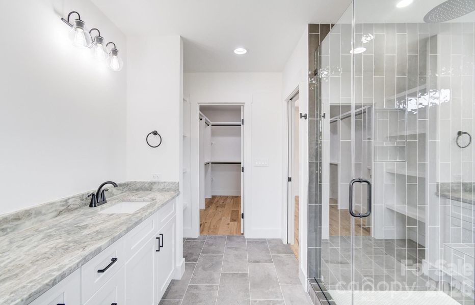 Furnished interior view inside a new home in , Hendersonville (Image 37).