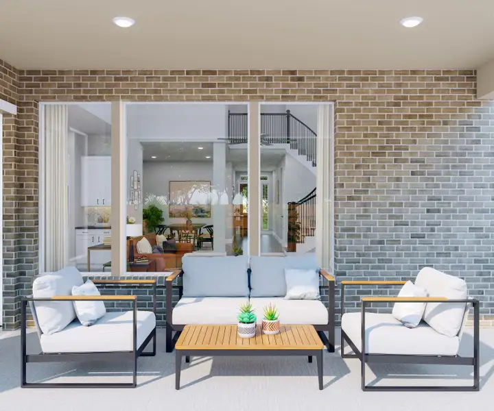 Representative exterior details of a home built from the Carmine by Tri Pointe Homes in Trillium, Richmond (Image 4).