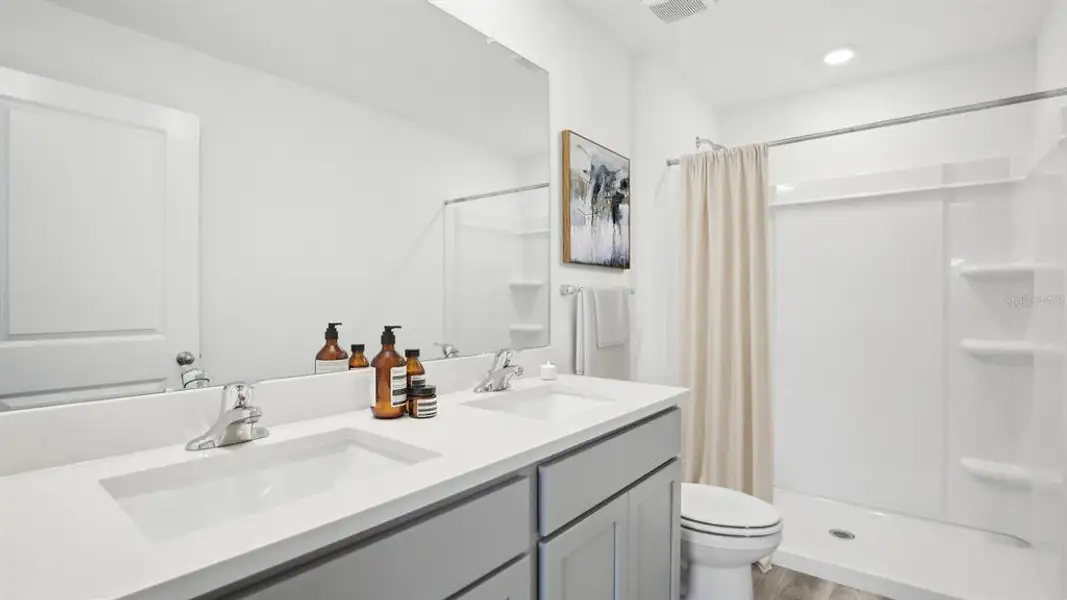 Furnished interior view inside a new home in Summit View, Dade City (Image 14). Furnished interior view inside a new home in Summit View, Dade City (Image 14).