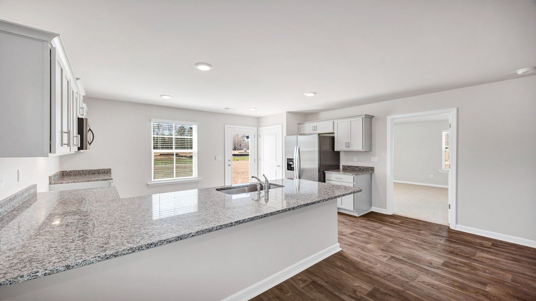 Furnished interior view inside a new home in The Park at Wilkinson, Orangeburg (Image 10).