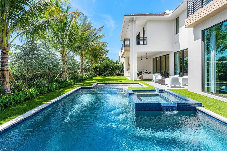 Exterior details and patio area of a home in , Boca Raton (Image 34).