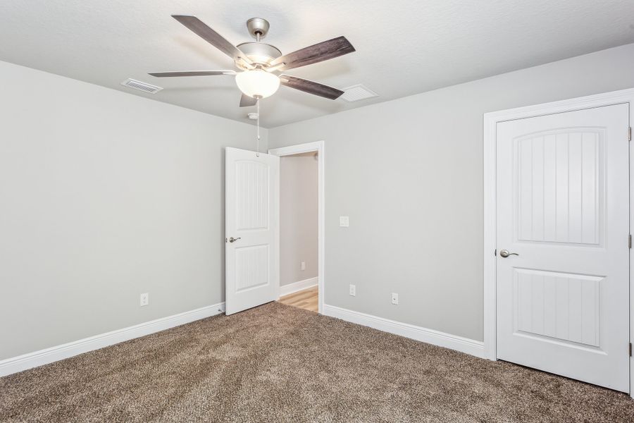 Representative unfurnished interior of a home built from the The Turquoise by Herbst Homes in Clear Water Landing, Milton (Image 92).