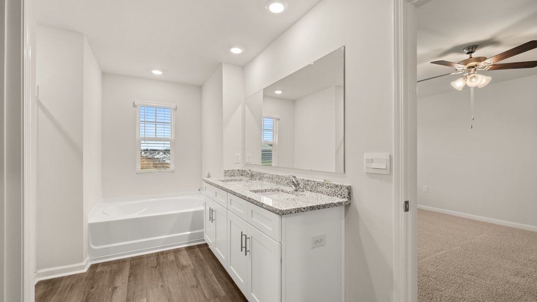 Furnished interior view inside a new home in Captain's Corner, Grovetown (Image 7).
