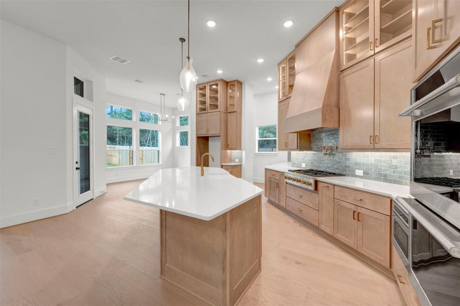 Furnished interior view inside a new home in The Woodlands Hills - Premier Collection, Willis (Image 12).