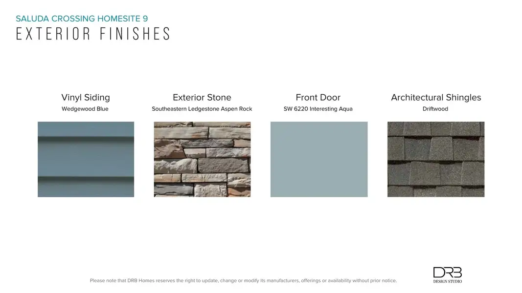 Sample of building materials used in homes in Saluda Crossing, Piedmont (Image 19). Sample of building materials used in homes in Saluda Crossing, Piedmont (Image 19).