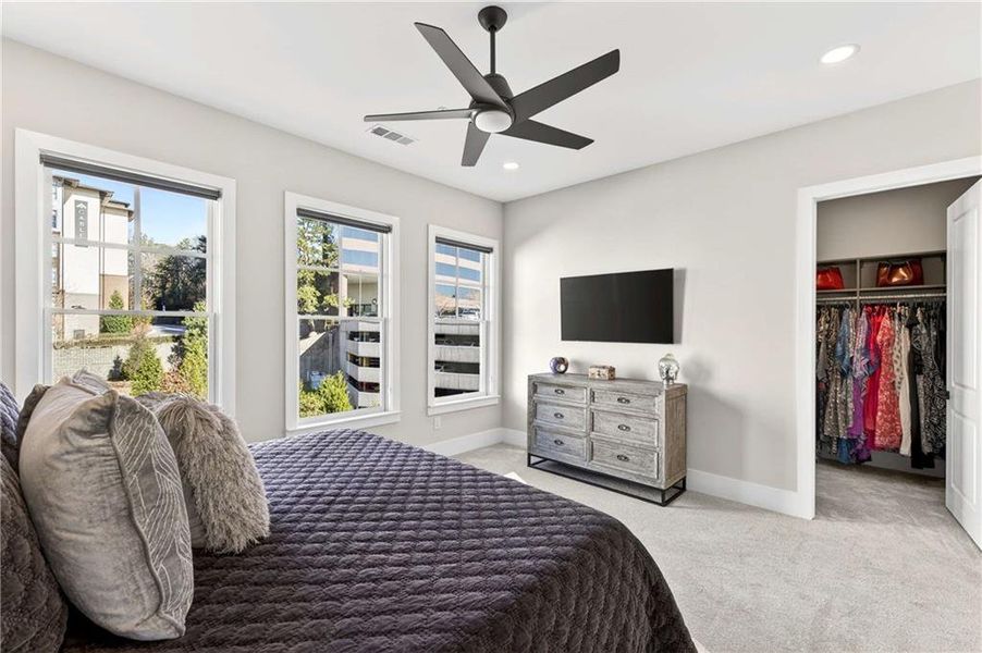 Furnished interior view inside a new home in , Atlanta (Image 49).