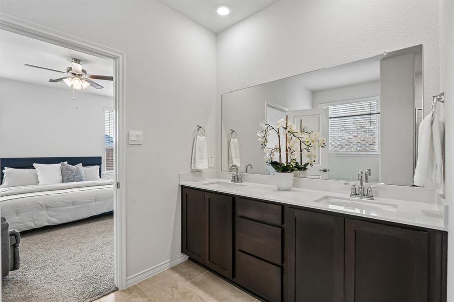 Furnished interior view inside a new home in Silverado, Aubrey (Image 30).