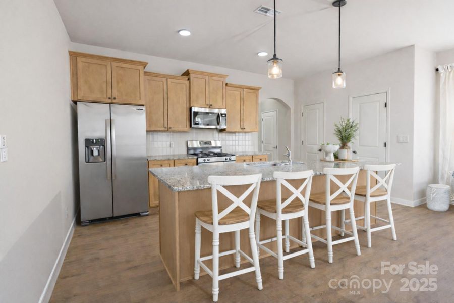Furnished interior view inside a new home in , Charlotte (Image 13).