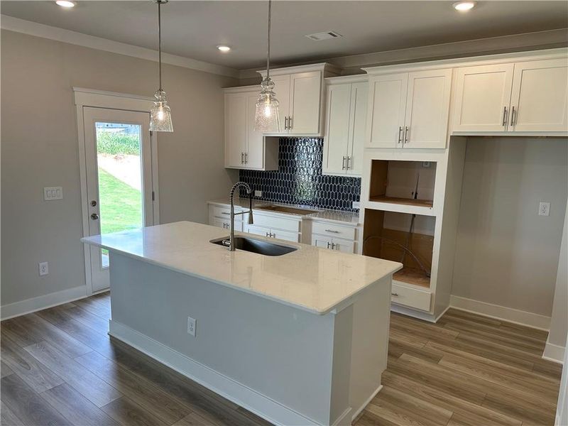 Furnished interior view inside a new home in Rosewood Lake Estates, Hoschton (Image 6).