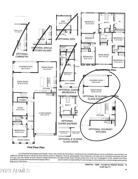 Miraval Floorplan MLS