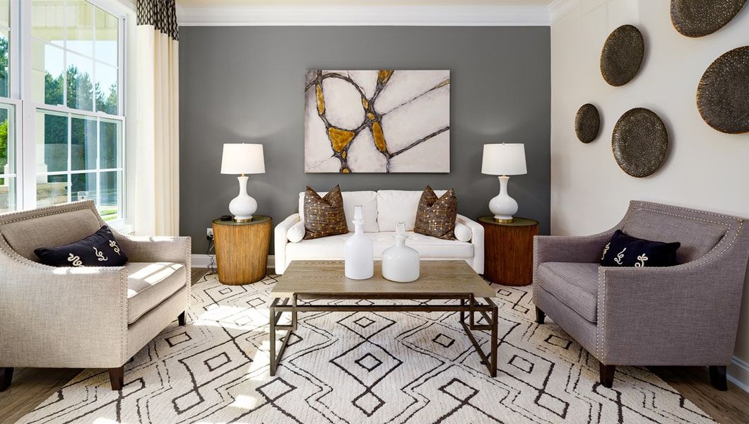 Furnished interior view inside a new home in Sylvan Creek, Denver (Image 19).