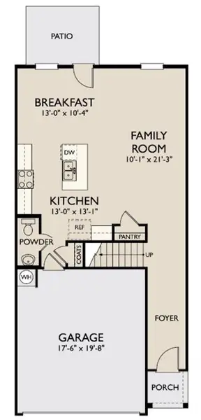 2D floor plan layout of this home in Langston Reserve, Cartersville, GA (Image 3). 2D floor plan layout of this home in Langston Reserve, Cartersville, GA (Image 3).