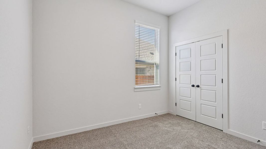Representative unfurnished interior of a home built from the Marshall by Chesmar Homes in Stream Waters, Seguin (Image 19). Representative unfurnished interior of a home built from the Marshall by Chesmar Homes in Stream Waters, Seguin (Image 19).