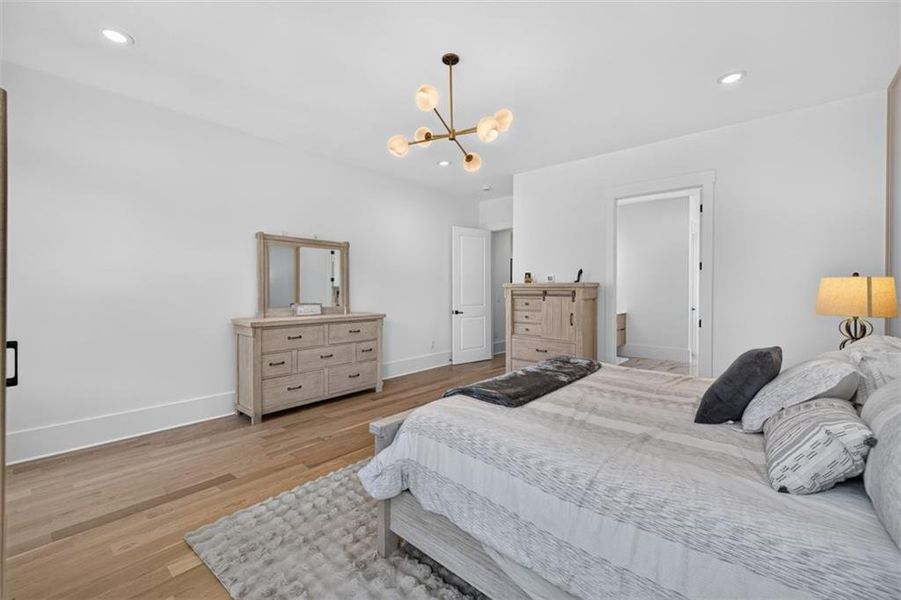 Furnished interior view inside a new home in , Buford (Image 80).