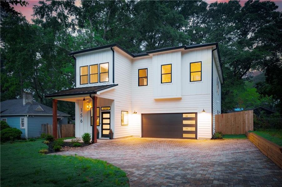 Front exterior of a new home in , Atlanta, GA, highlighting curb appeal (Image 21). Front exterior of a new home in , Atlanta, GA, highlighting curb appeal (Image 21).