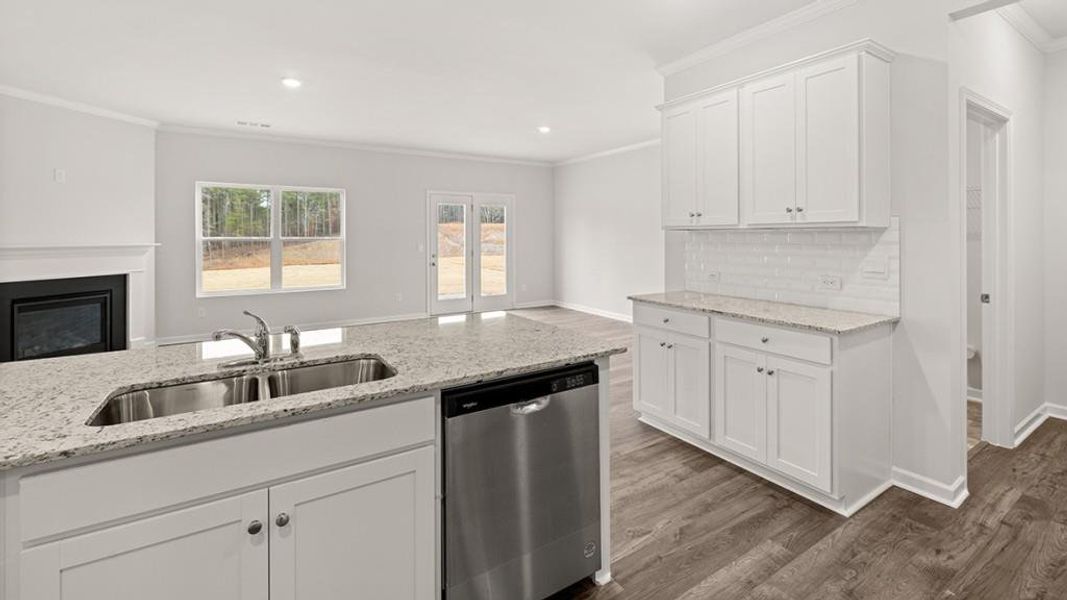 Furnished interior view inside a new home in Parkside at Carter Grove, Cartersville (Image 6).