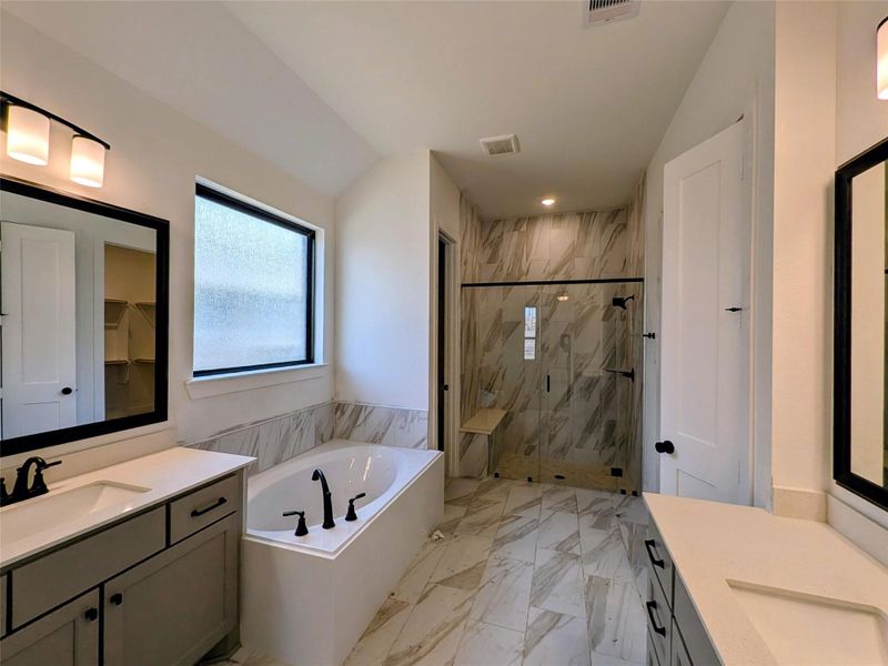 Furnished interior view inside a new home in Artavia, Conroe (Image 10).