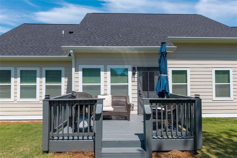 Exterior details and patio area of a home in , Canton (Image 3).