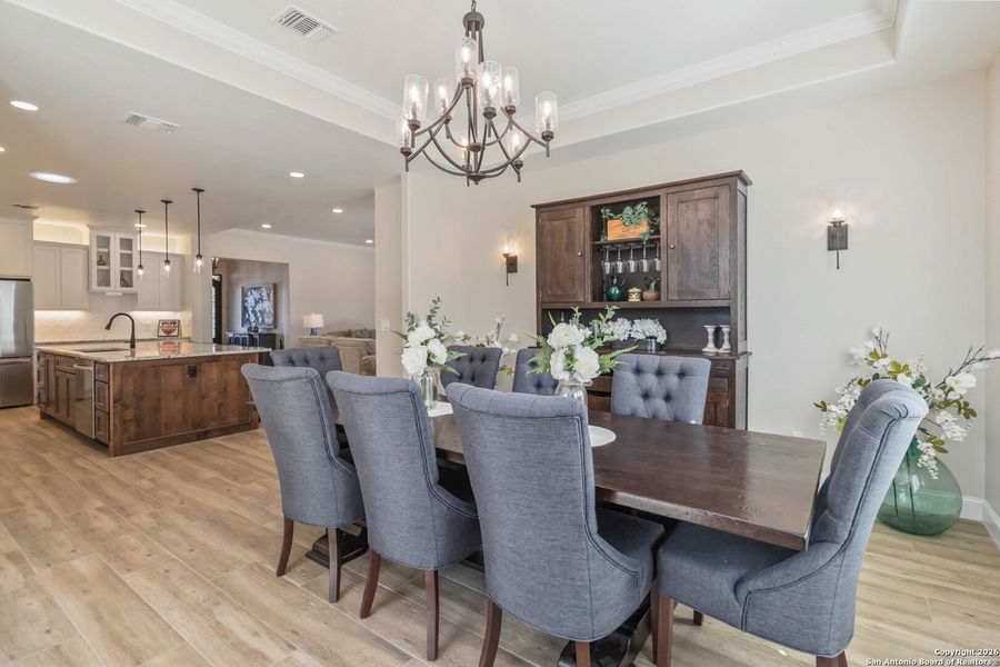 Furnished interior view inside a new home in , Boerne (Image 5).