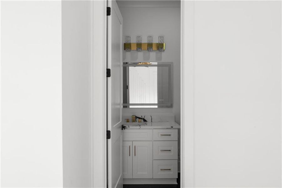 Furnished interior view inside a new home in , Suwanee (Image 48).