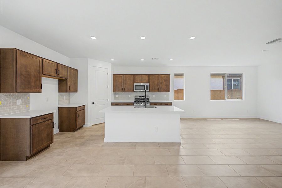 Furnished interior view inside a new home in Bella Vista Farms, San Tan Valley (Image 5).
