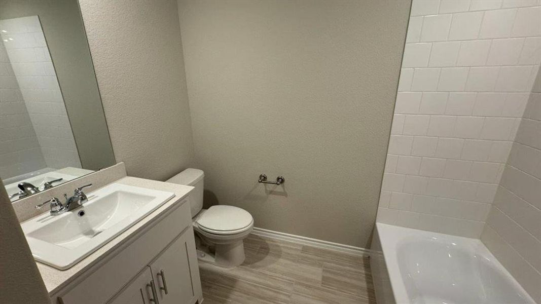 Furnished interior view inside a new home in Monarch at the Meadows, Denton (Image 7).