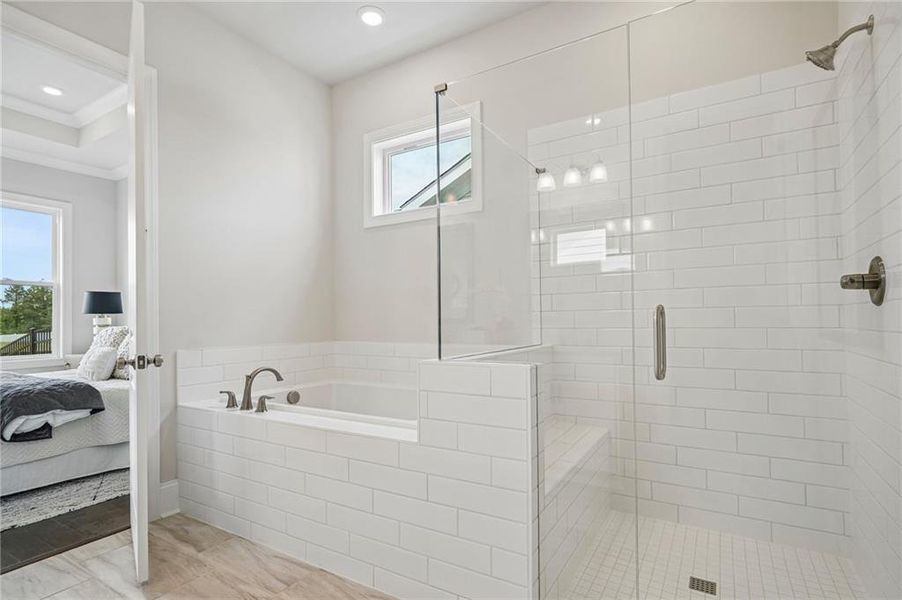 Furnished interior view inside a new home in Aberdeen, Hoschton (Image 27).