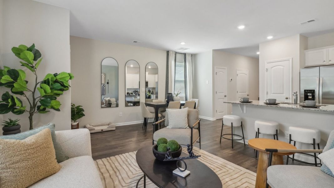 Furnished interior view inside a new home in Wellington Park, Lithonia (Image 4).