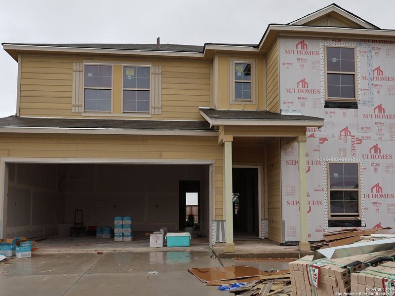 In-progress construction of a new home in Meadows at Clear Springs, New Braunfels, TX (Image 27).