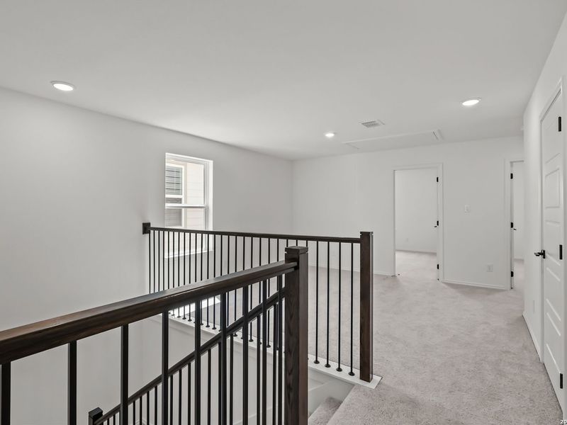 Spacious, unfurnished interior of a new home in Meadows at Oak Creek, San Antonio (Image 26).