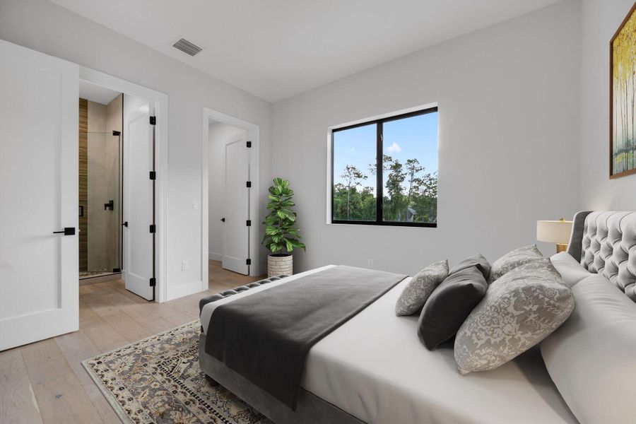 Furnished interior view inside a new home in , Wellington (Image 10).