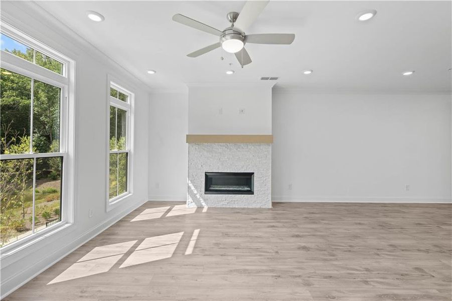 Spacious, unfurnished interior of a new home in Ecco Park, Alpharetta (Image 28).