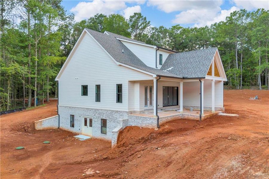 In-progress construction of a new home in , Bishop, GA (Image 36).