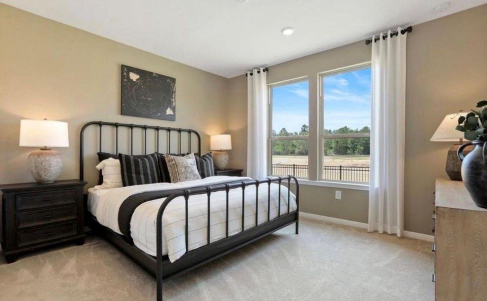 Furnished interior view inside a new home in The Pines At Seven Coves, Conroe (Image 10). Furnished interior view inside a new home in The Pines At Seven Coves, Conroe (Image 10).